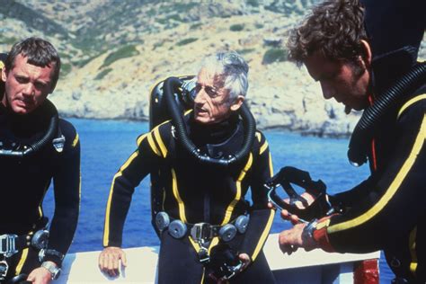 jacques cousteau underwater.